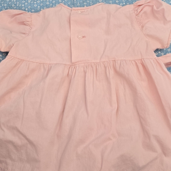 1950s Pink Ruffled Dress - Picture 3 of 4